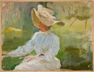 Porträtt av Eugenia Aleksandrovna Rubtsova, målaren Rubtsovs mor