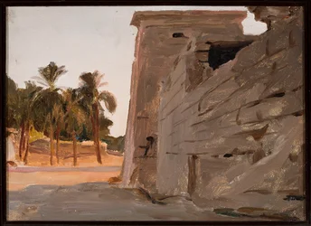 Khonsu-templet i Karnak. Från en resa till Egypten