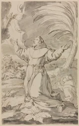 S:t Franciskus får stigmata