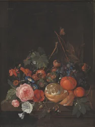 Blommor och frukt