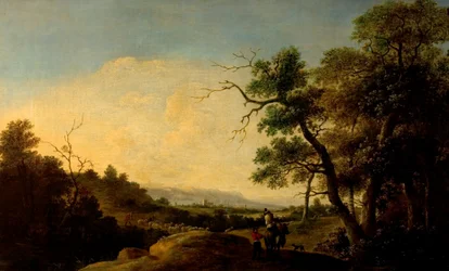 Landskap med figurer