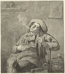 rökande man