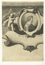 Belägringen av Breda (ark med porträtt av Frederik Hendrik), 1637