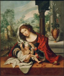 Madonna med slöjan