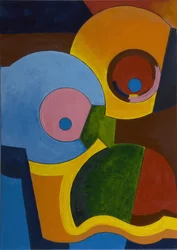 Hansel och Gretel, 2008 (olja på duk)