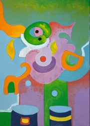 Lady Pediatrician as seen by the Child, 2009 (olja på duk)