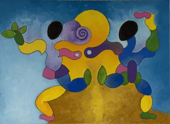 Mating Dance, 2007 (olja på duk)