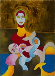 Pieta, 2009 (olja på duk)