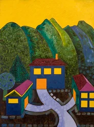 Sociala relationer, 2006 (olja på trä)