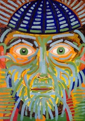 The Gaze of the Magus, 2005 (olja på trä)