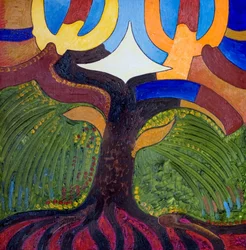 Kunskapens träd, 2007 (olja på trä)