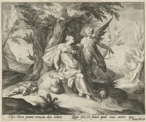 Hagar och Ismael i öknen