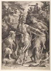 Minerva beväpnar Perseus