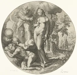 Skapelsens sjätte dag: människans skapelse Dies VI (titel på objekt) Creation of the World (serietitel)