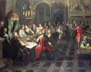Belsassars högtid, ca 1600