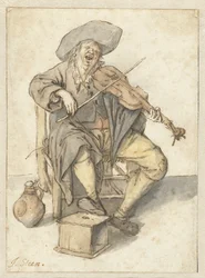 Sjungande violinspelare