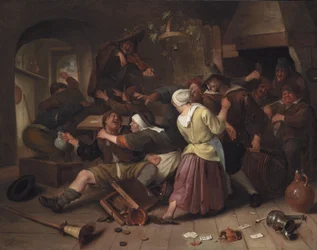 Gamblers gräl, ca 1665