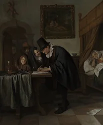 Läkarbesöket, ca 1665