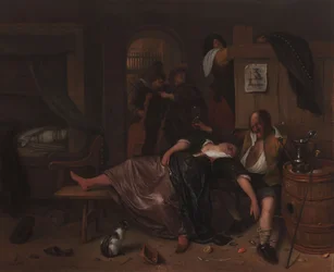 Det berusade paret, ca 1655-65