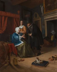 Den sjuka flickan, ca 1660