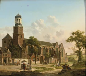 Stadsbor nära Nicolaikerk, Utrecht