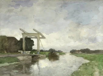 Zugbrücke i norr. om 1890