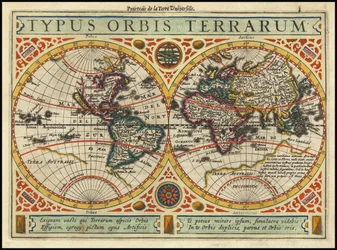 1631 års karta - Typus Orbis Terrarum
