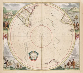 1657 karta Polus Antarcticus