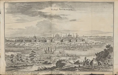 Astrakhan Från: Three Remarkable Voyages, 1675
