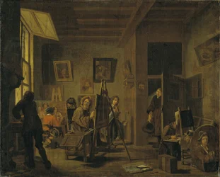 En målarstudio