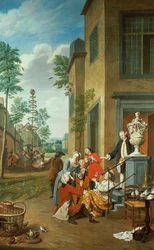 Villagers Merrymaking (en av en serie om fyra)