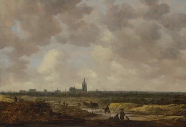 En utsikt över Haag från nordväst, 1647.