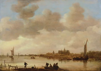 Landskap, av Jan van Goyen (1596-1656)