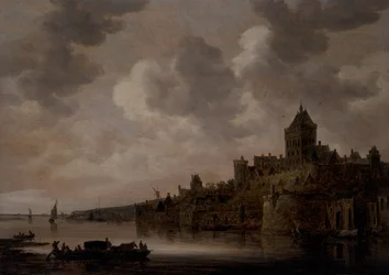 Valkhof i Nijmegen, ca 1640-talet (olja på panel)