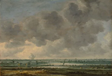 Utsikt över Haarlem och Haarlemmer Meer, 1646