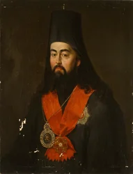 Porträtt av ärkebiskop Pavel Ponomarev av Rostov och Jaroslavl 1745-1806, 1836