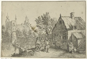 Bondgård vid vattnet