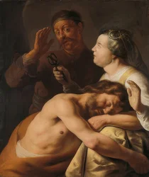 Simson och Delila. 1630-35