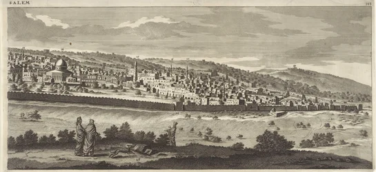 Utsikt över Jerusalem (höger tallrik)