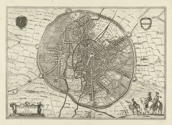 Plan av Leuven, 1581