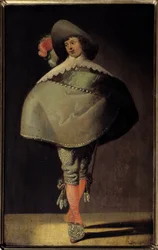 En ung gentleman. Målning av Jan Martszen de Jonge (1609 - 1647)