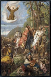 Bohdan Khmelnytsky med Tugay Bey nära Lviv.