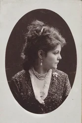 Porträtt av pianisten och kompositören Sophie Menter 1846-1918, 1893.