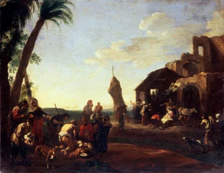 Tillbedjan av Kristusbarnet, 1650-talet