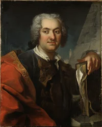 Baron Carl Harleman, architecte suedois - Porträtt av baron Carl Harleman