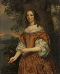 Porträtt av Maria de Witte Françoisdr