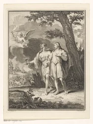 Lust förför en ung man Titelsida för: Dirk Smits, Israëls Baalfegorsdienst, eller straffad lust, 1737