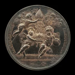 Allegorisk scen [omvänd], c. 1661.