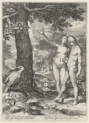 Adam och Eva framför trädet för kunskapen om gott och ont Adam och Eva (serietitel)