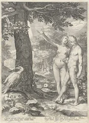 Adam och Eva framför trädet för kunskapen om gott och ont Adam och Eva (serietitel)